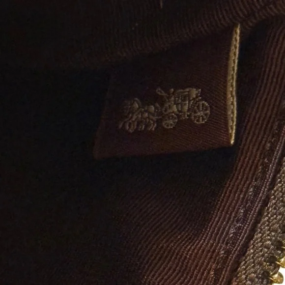 COACH Corner Zip Wristlet Wallet  In Signature Canvas With Hedgehog NWT - Picture 9 of 9